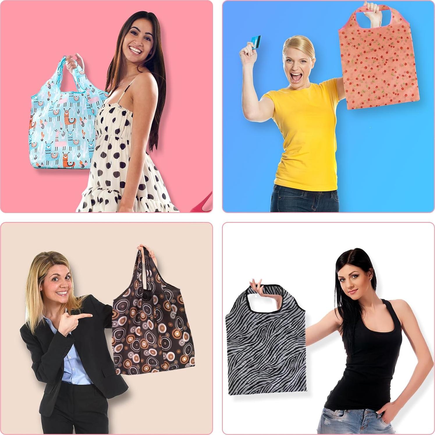 35 Bolsas de Compras Reutilizables Merkaunis 60x38cm Impermeables
