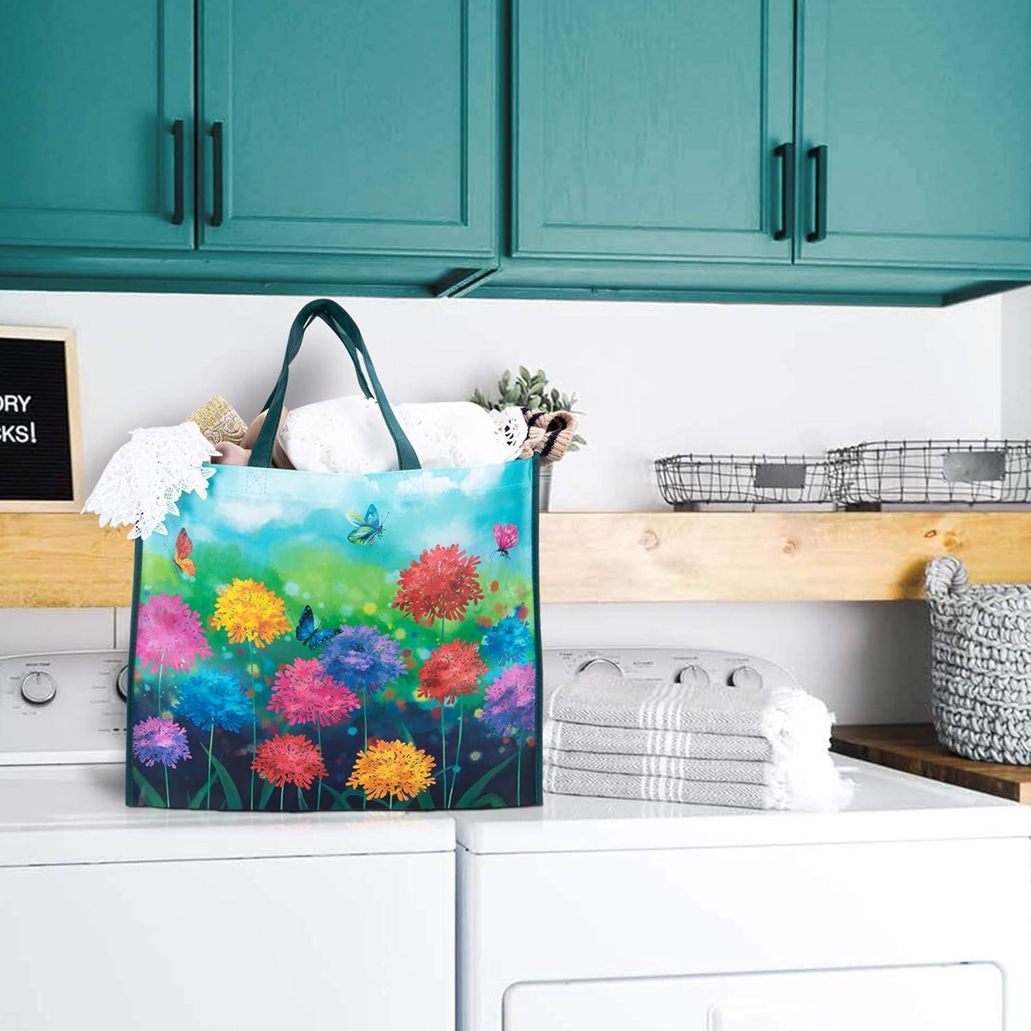 Bolsas de Compras Reutilizables NymphFable 6 Piezas Mariposas