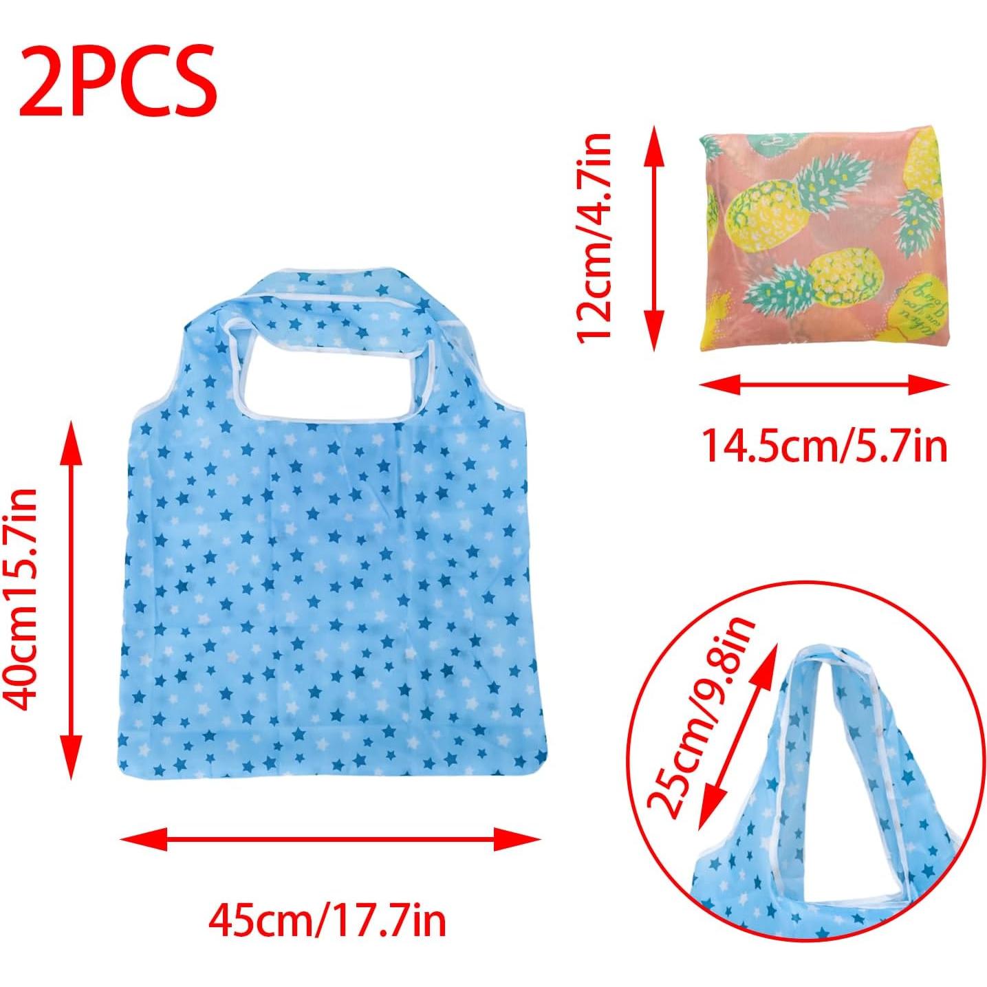 Bolsas de Compras Reutilizables Plegables YUYUDEHM 14.5x11.9cm