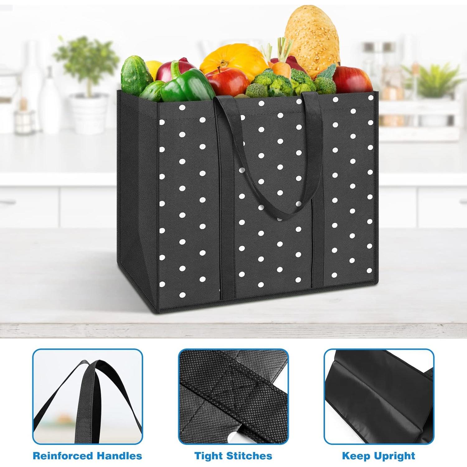 Pack de 10 Bolsas de Compras Reutilizables Fabtotes 35L