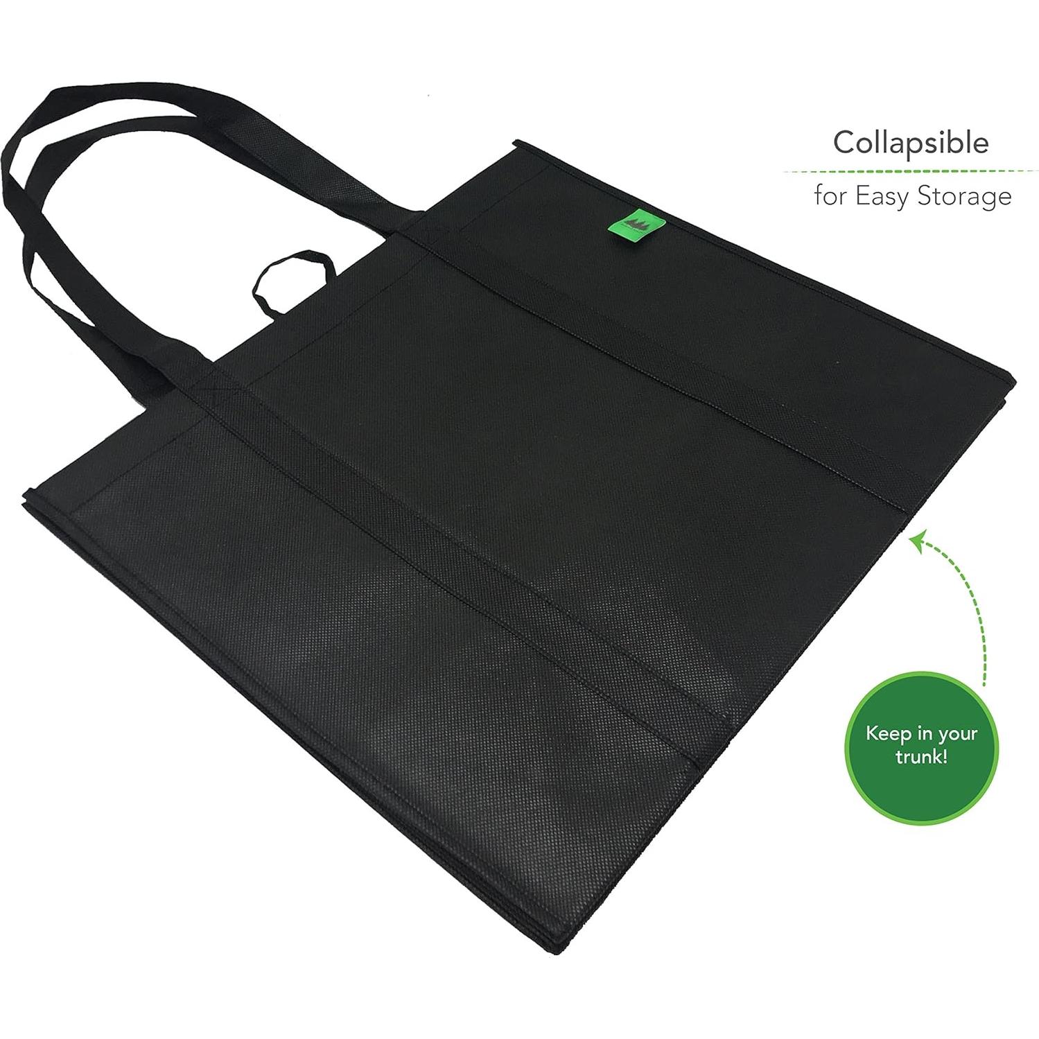 Juego de 5 bolsas reutilizables GoGreenBags grandes 38x33x25cm