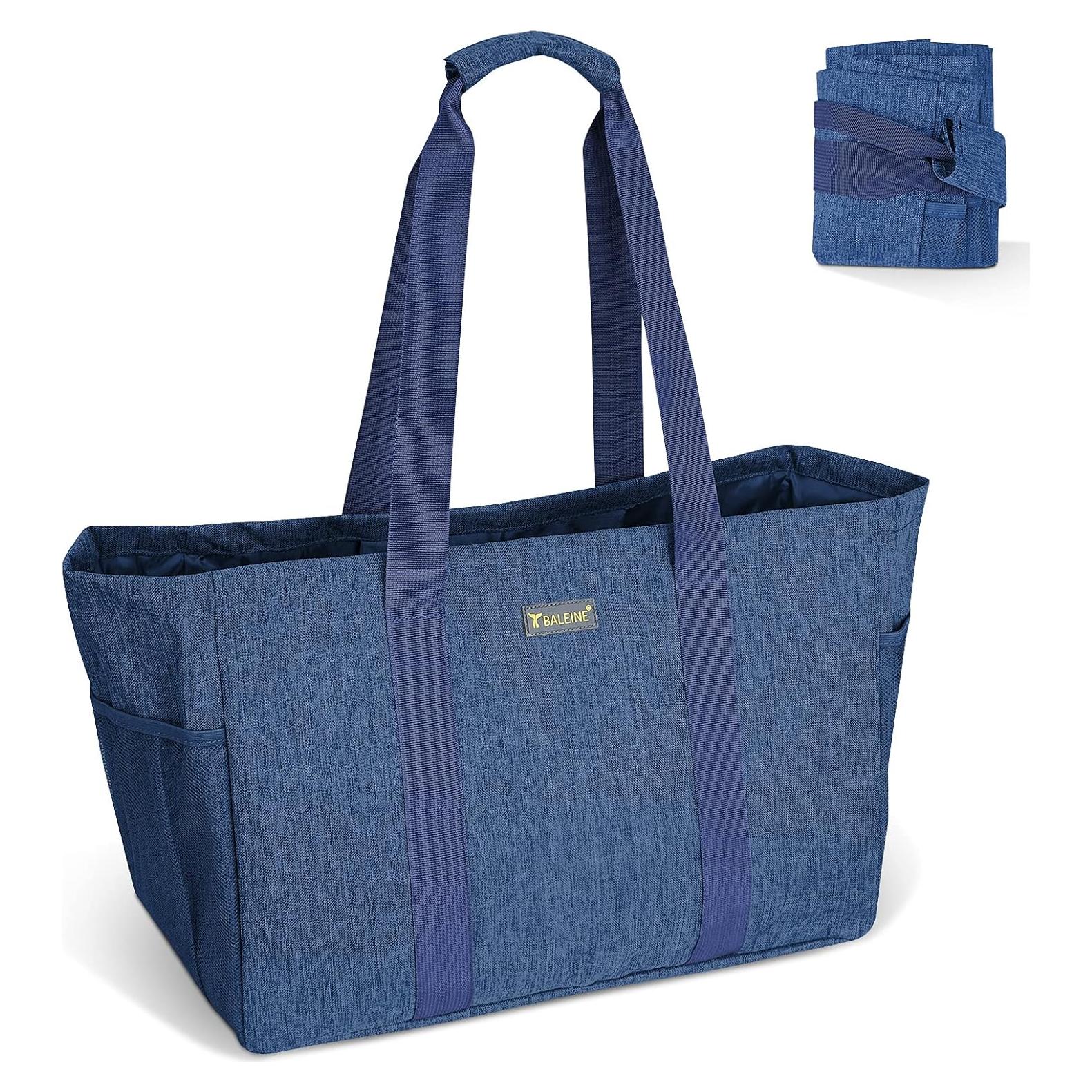 Bolsa Tote Reutilizable BALEINE 34L Azul Denim Plegable