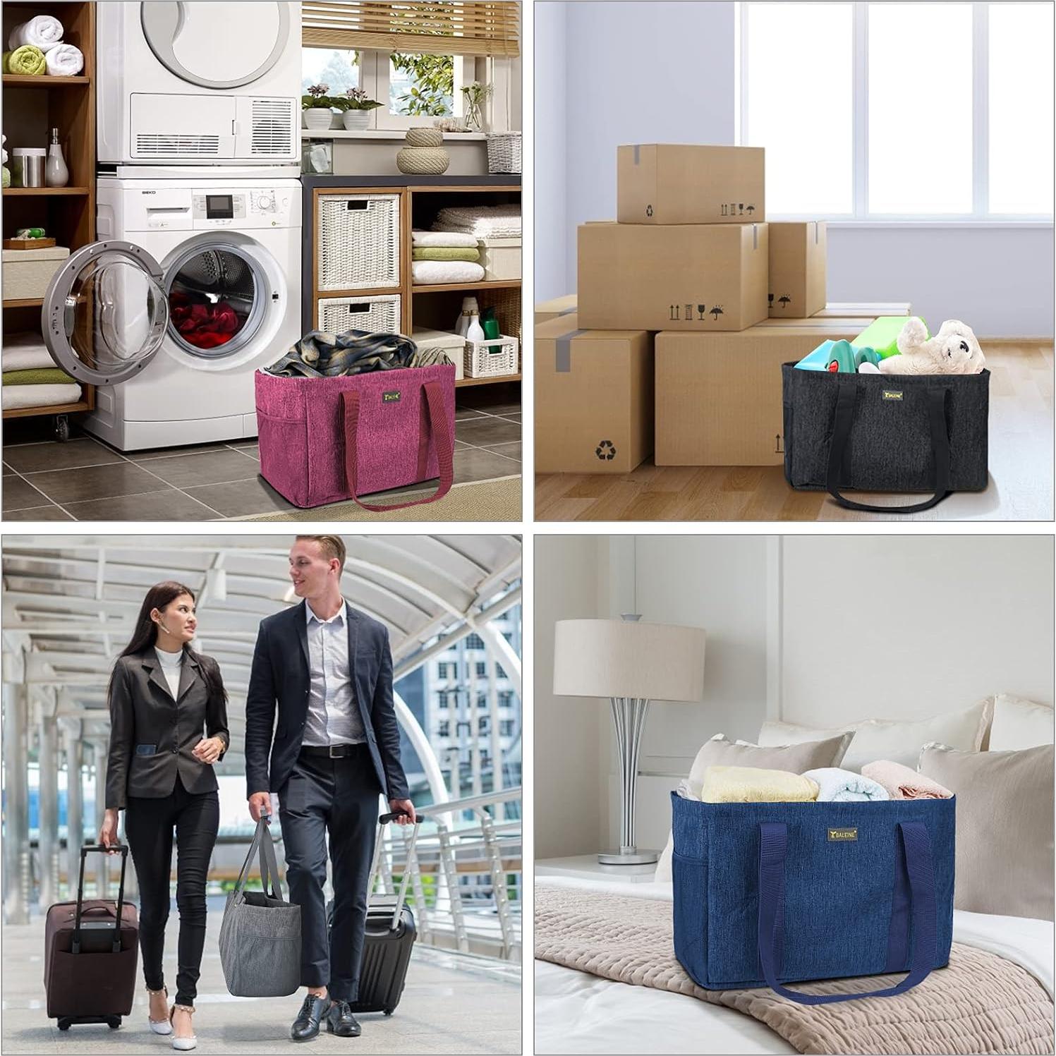 Bolsa Tote Reutilizable BALEINE 34L Azul Denim Plegable