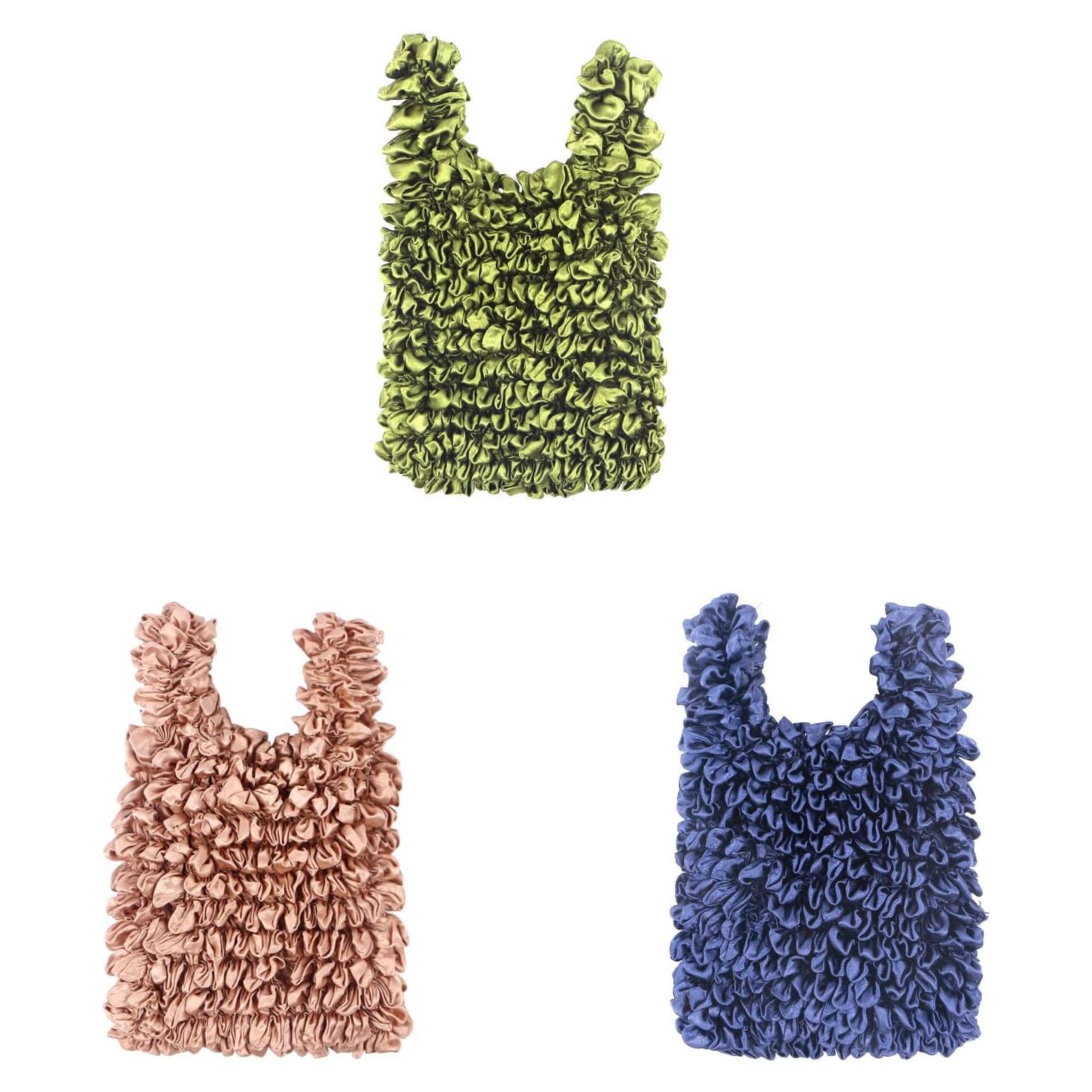 Bolsas de Compras Reutilizables Plegables Oaiyeie 3 Piezas Nylon