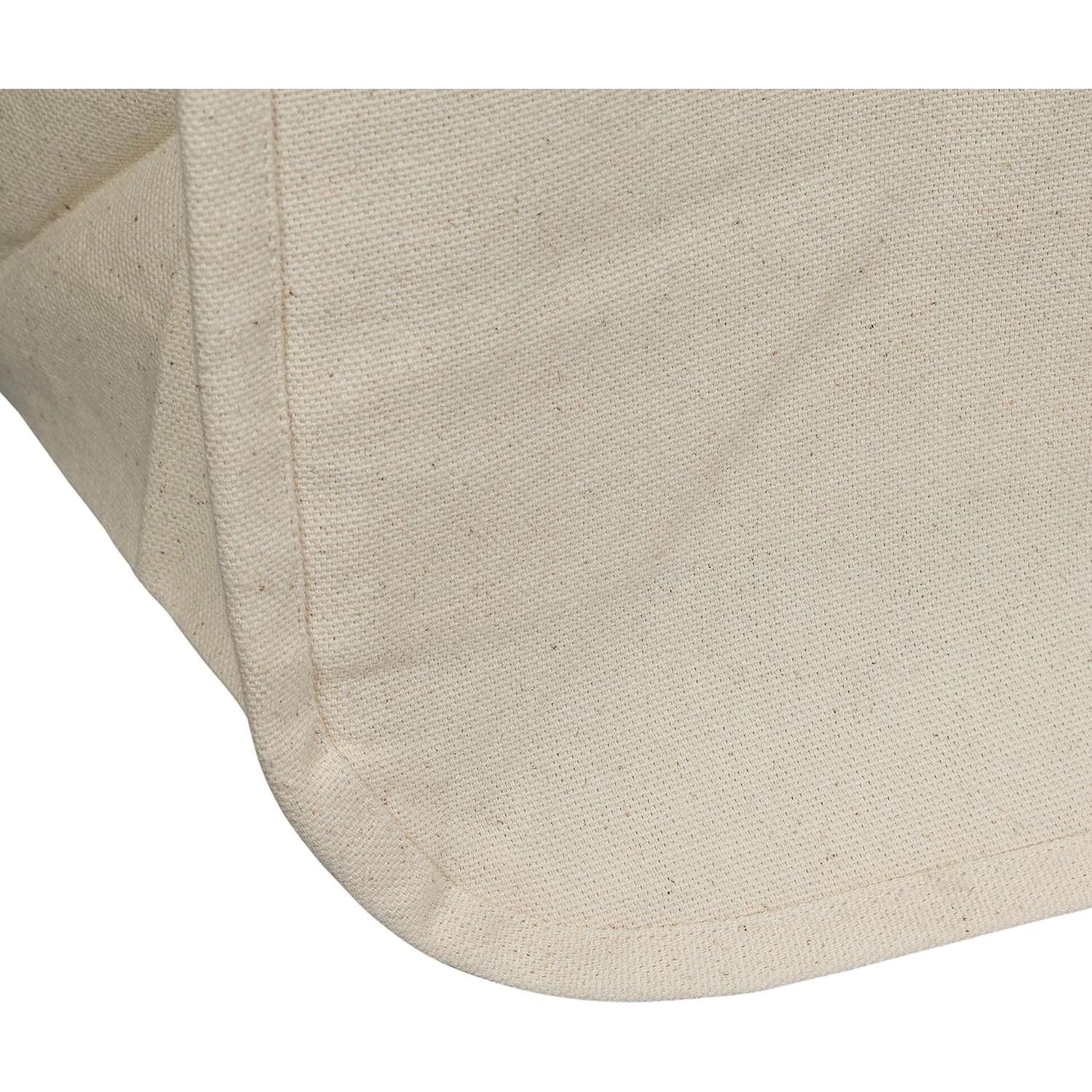 Bolsas de Compras de Lona Orgánica Reutilizables 3 Pzas