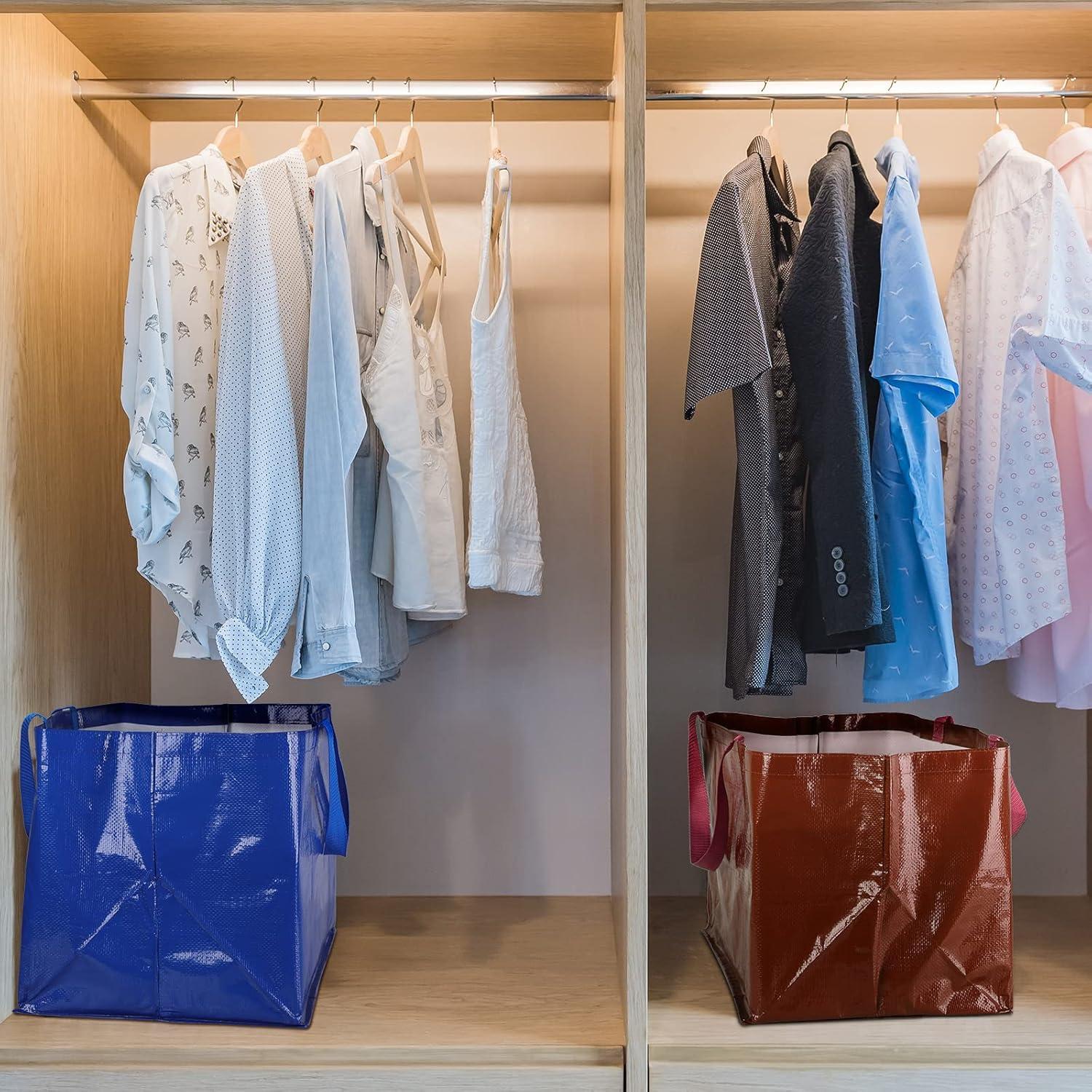 Bolsas de Compras Reutilizables Shappy 6 Piezas 55x36x35cm