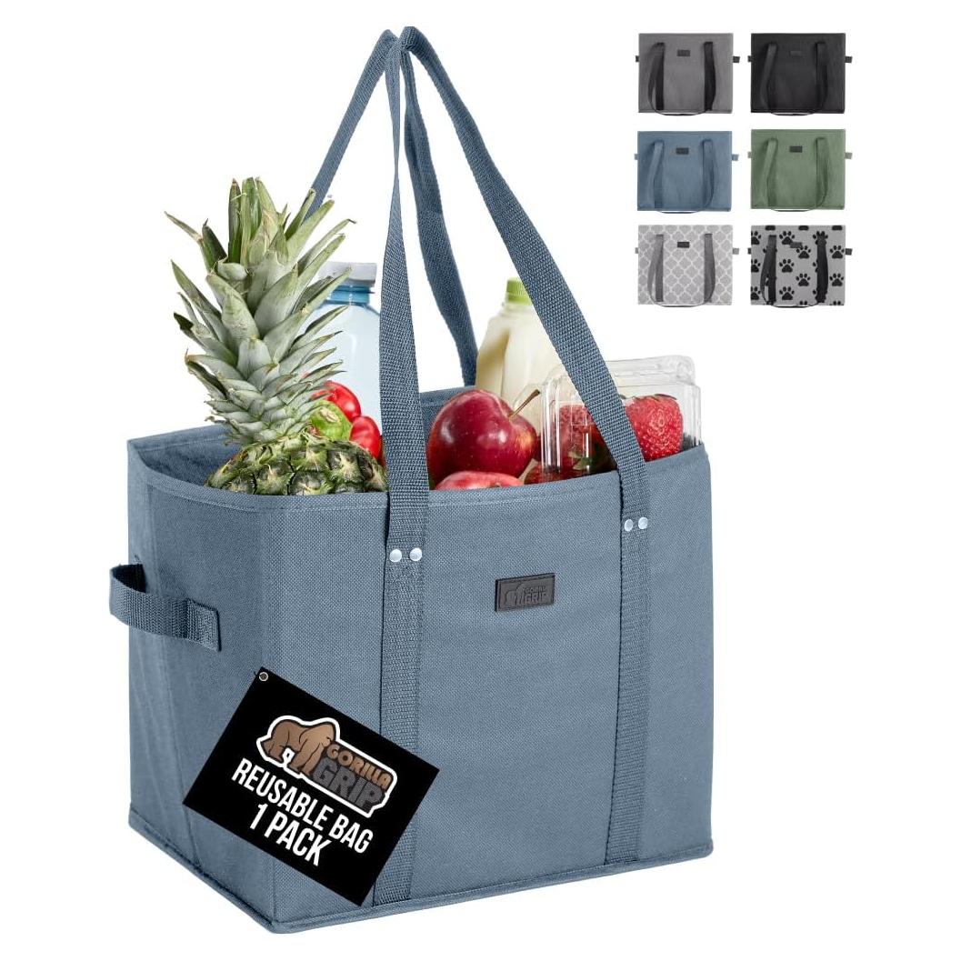 Bolsas de Compras Reutilizables Gorilla Grip 33x25.4x27.9 cm
