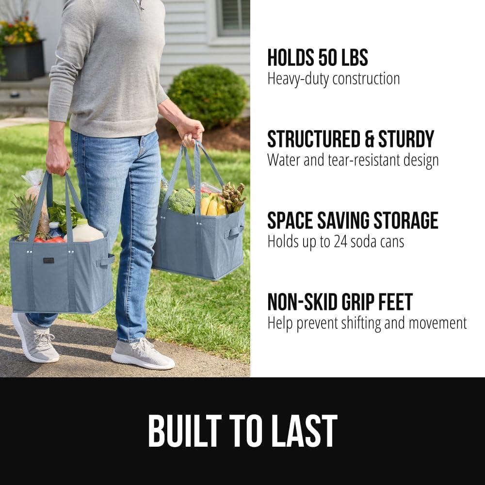 Bolsas de Compras Reutilizables Gorilla Grip 33x25.4x27.9 cm