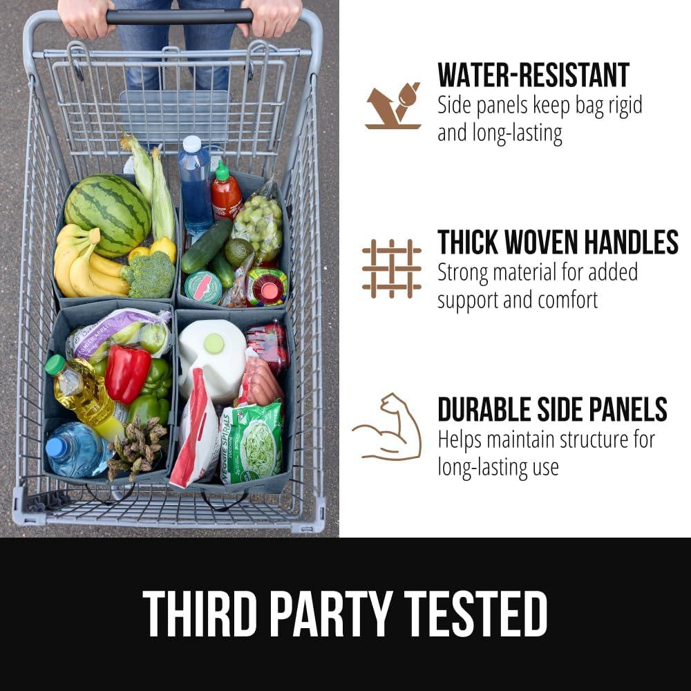 Bolsas de Compras Reutilizables Gorilla Grip 33x25.4x27.9 cm