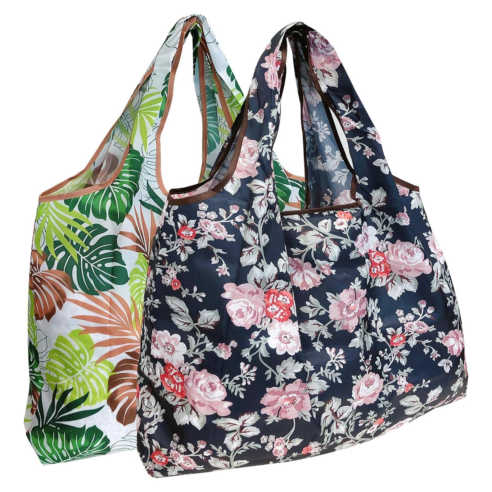 Bolsas de Compras Reutilizables Allydrew Nylon Grandes (Juego de 2)
