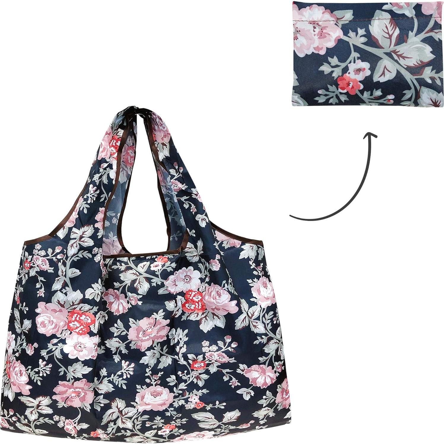Bolsas de Compras Reutilizables Allydrew Nylon Grandes (Juego de 2)