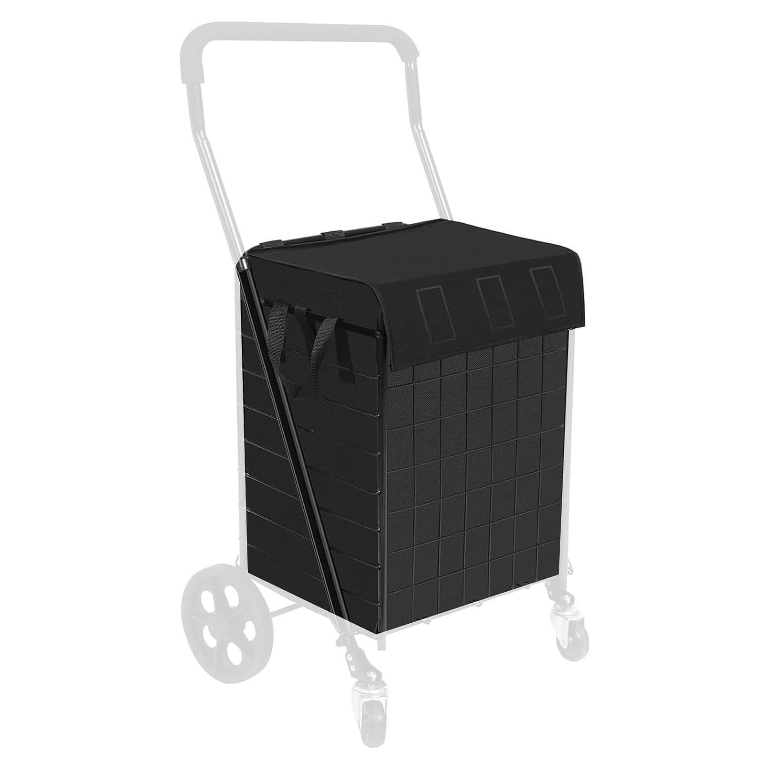Forro para carrito de compras Kiffler negro 50.8x37.3x33.5 cm