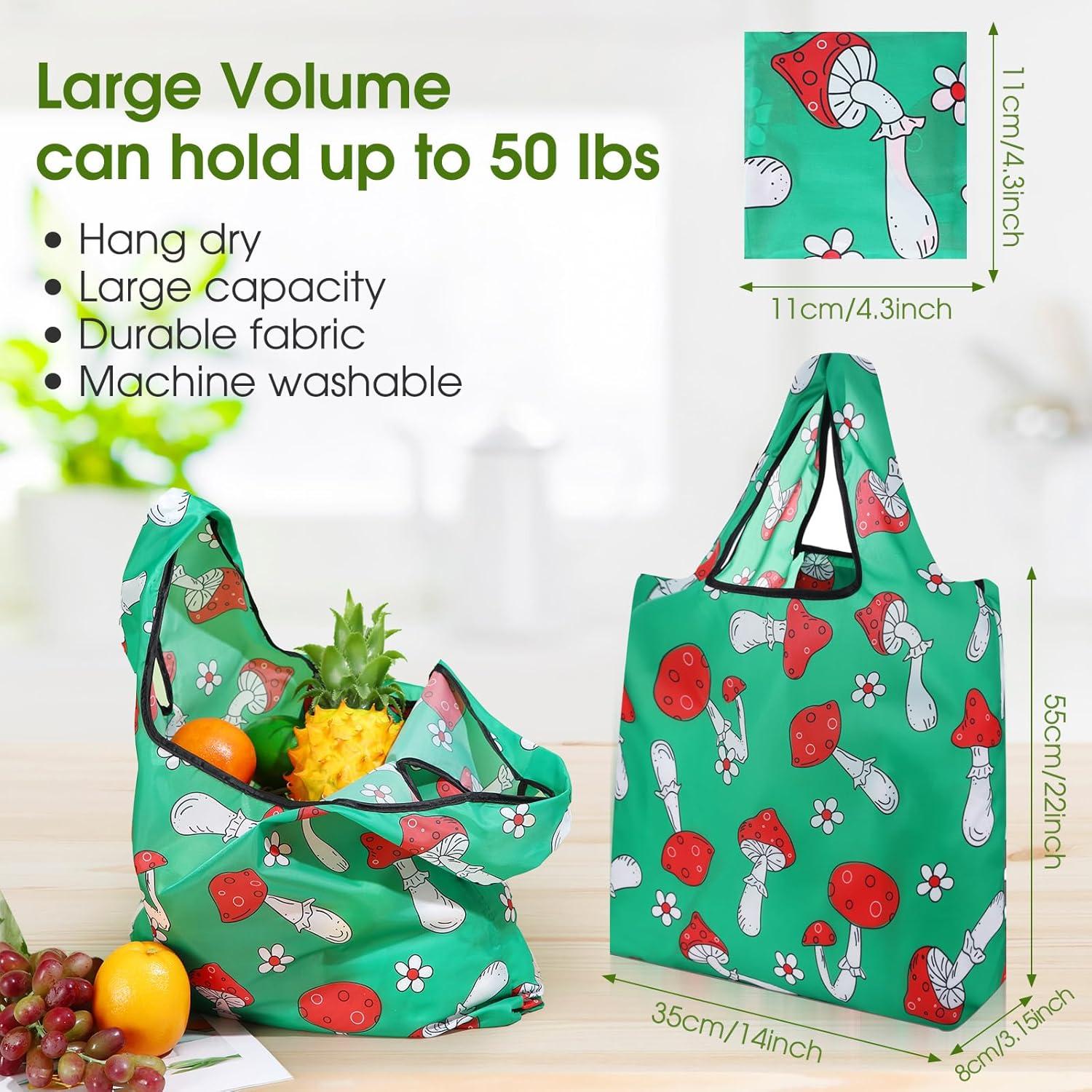 Juego de 12 Bolsas de Compras Reutilizables Plegables Teenyyou