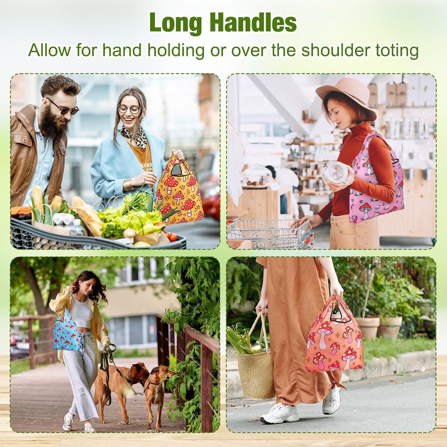 Juego de 12 Bolsas de Compras Reutilizables Plegables Teenyyou