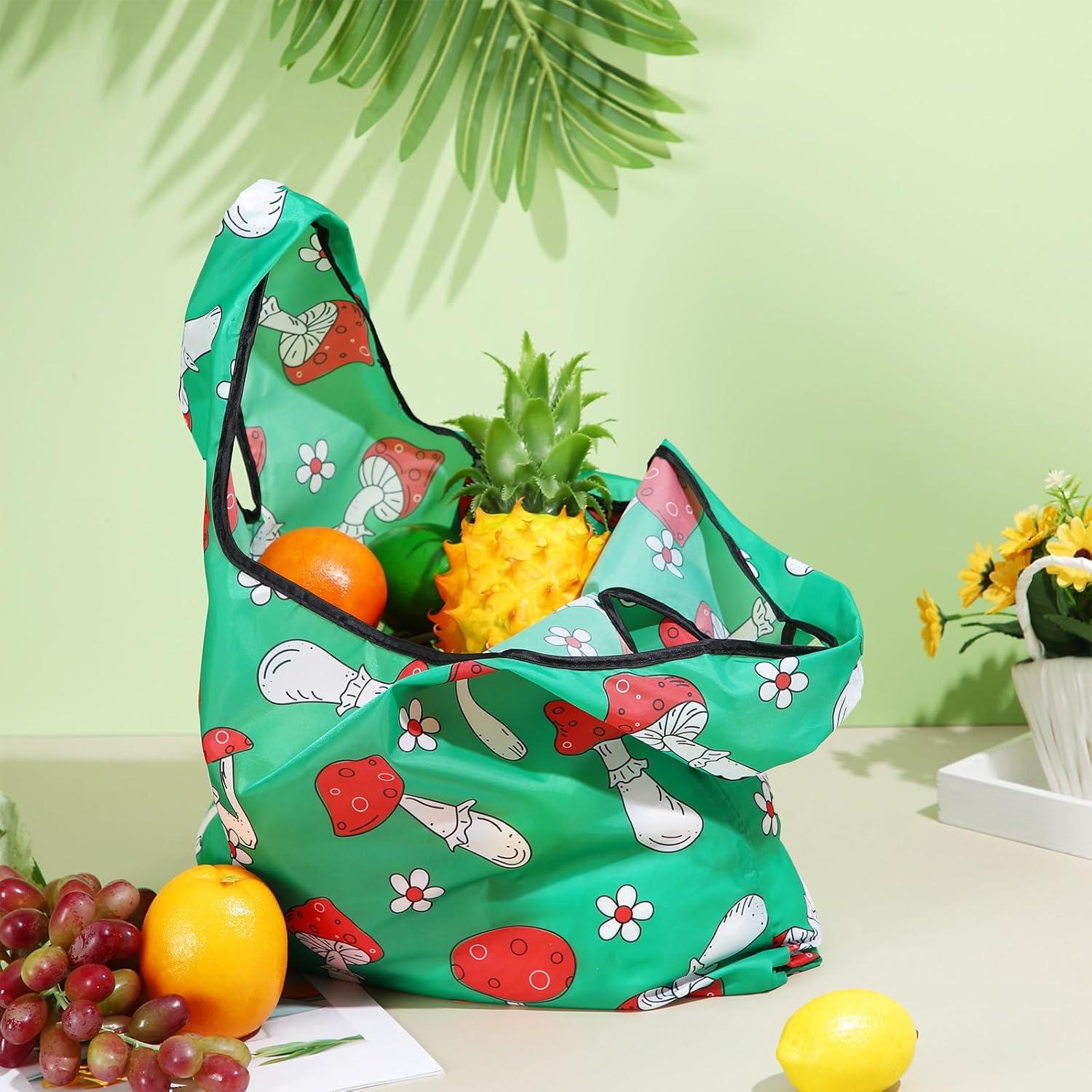 Juego de 12 Bolsas de Compras Reutilizables Plegables Teenyyou