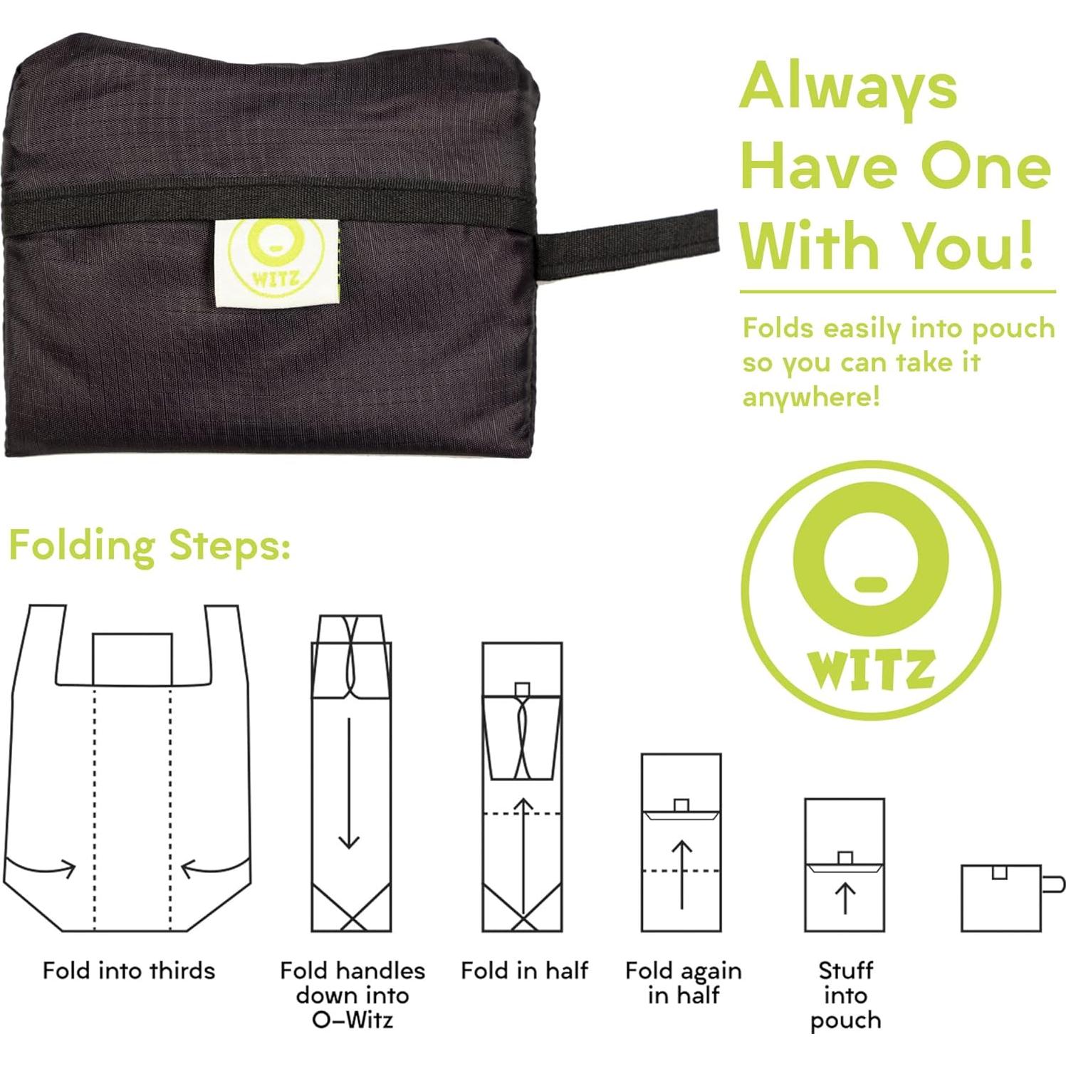 Bolsas de Compras Reutilizables O-WITZ | Ecológicas y Lavables