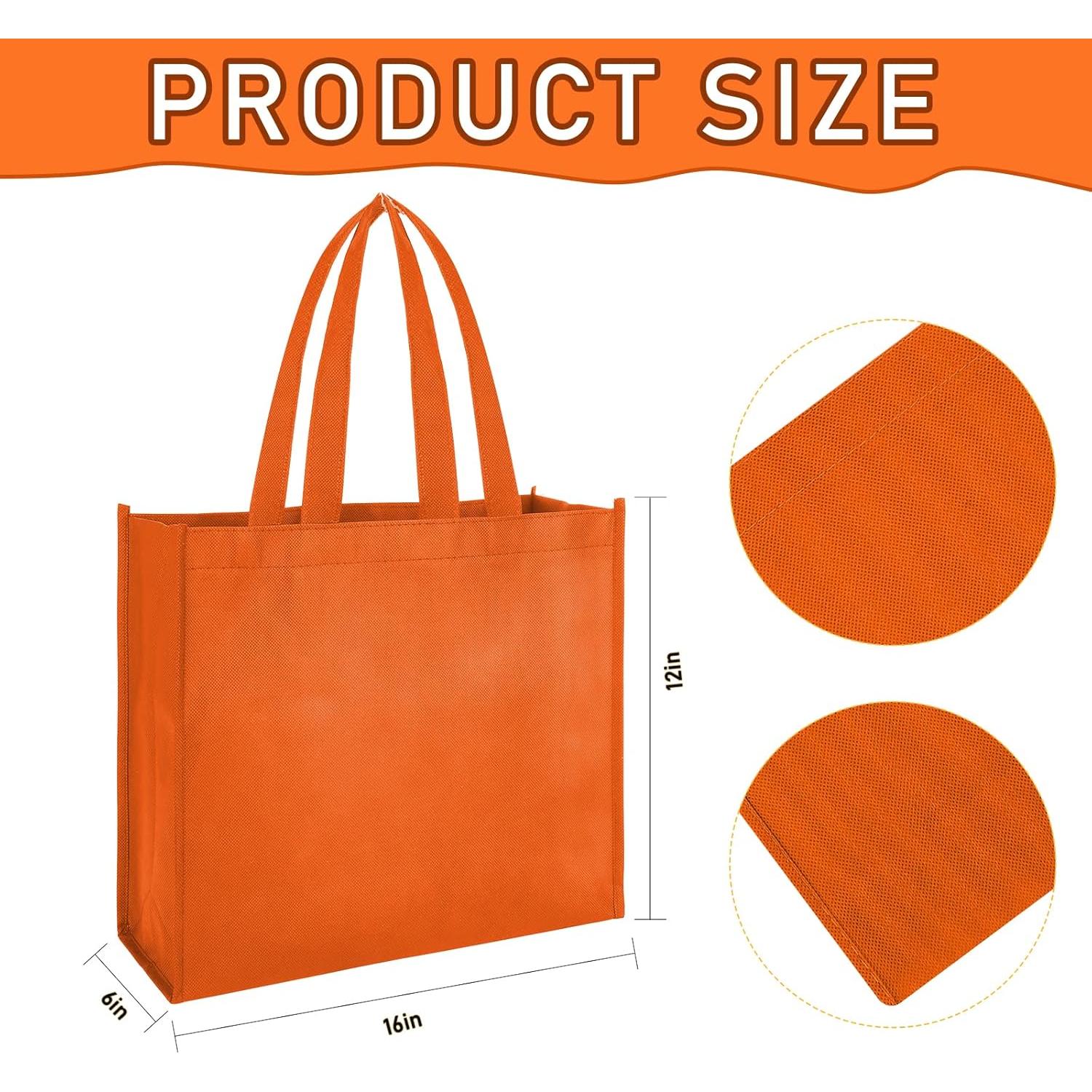 Paquete de 24 bolsas reutilizables Boao 40x30 cm colores surtidos