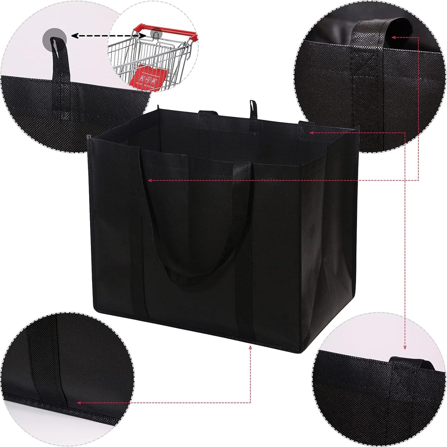 Bolsas de Compras Reutilizables DIOMMELL 12 Piezas 40.9x33x25.9cm