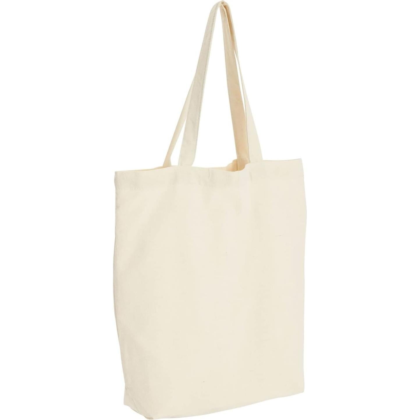 Juego de 3 bolsas de lona Juvale - Reutilizables multicolores 38x42 cm