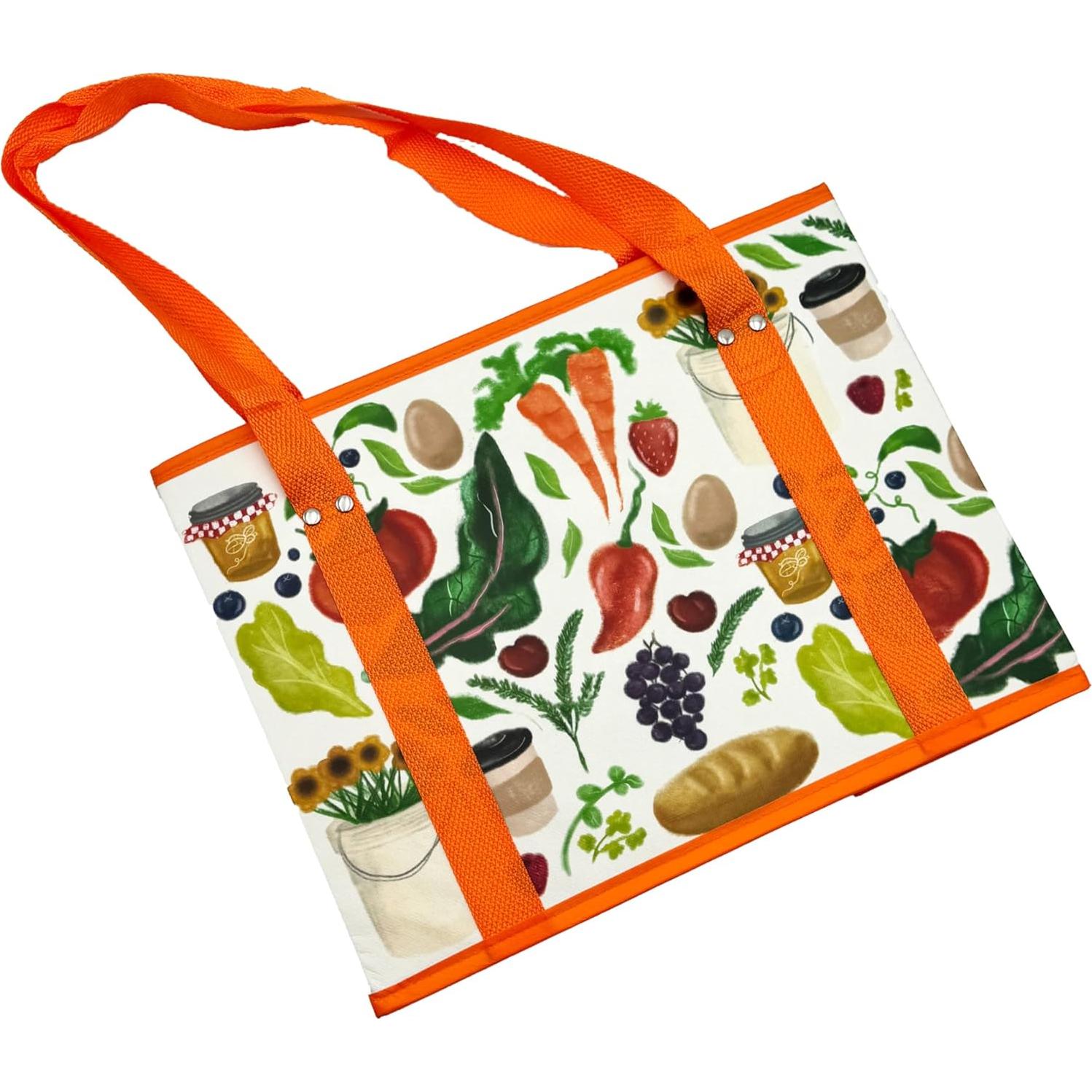 Juego de 3 Bolsas de Compras Reutilizables Deluxe Earthwise