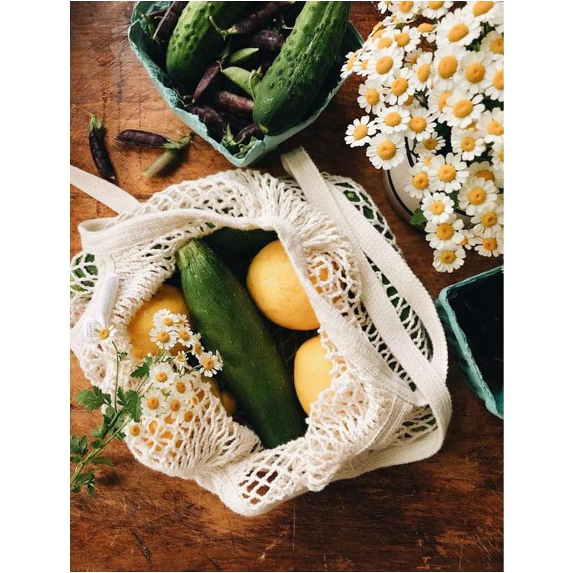 Bolsas de Compras Reutilizables Lemonfilter 5 Pack Algodón