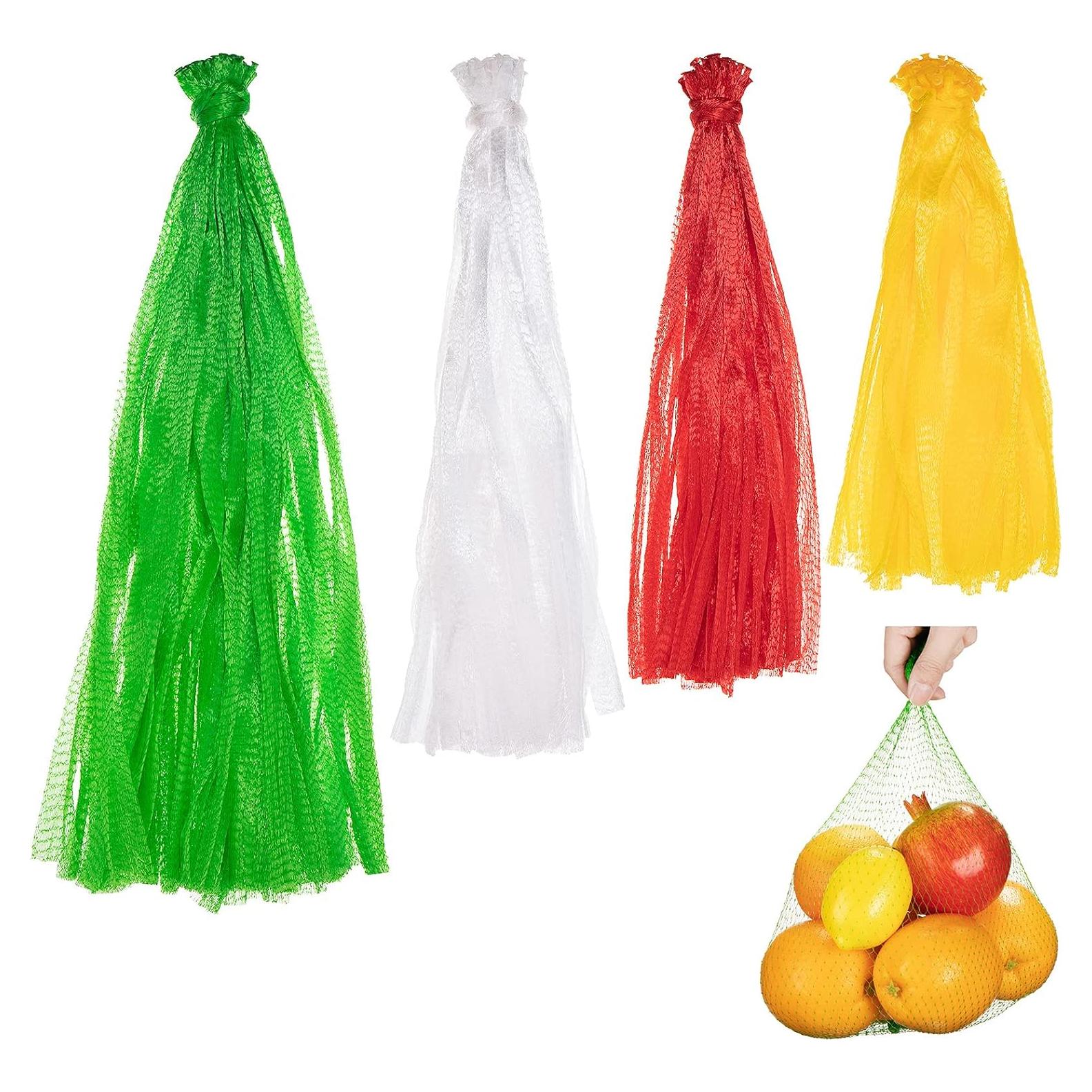 300 Piezas Bolsas de Malla Reutilizables Nylon 35-60 cm