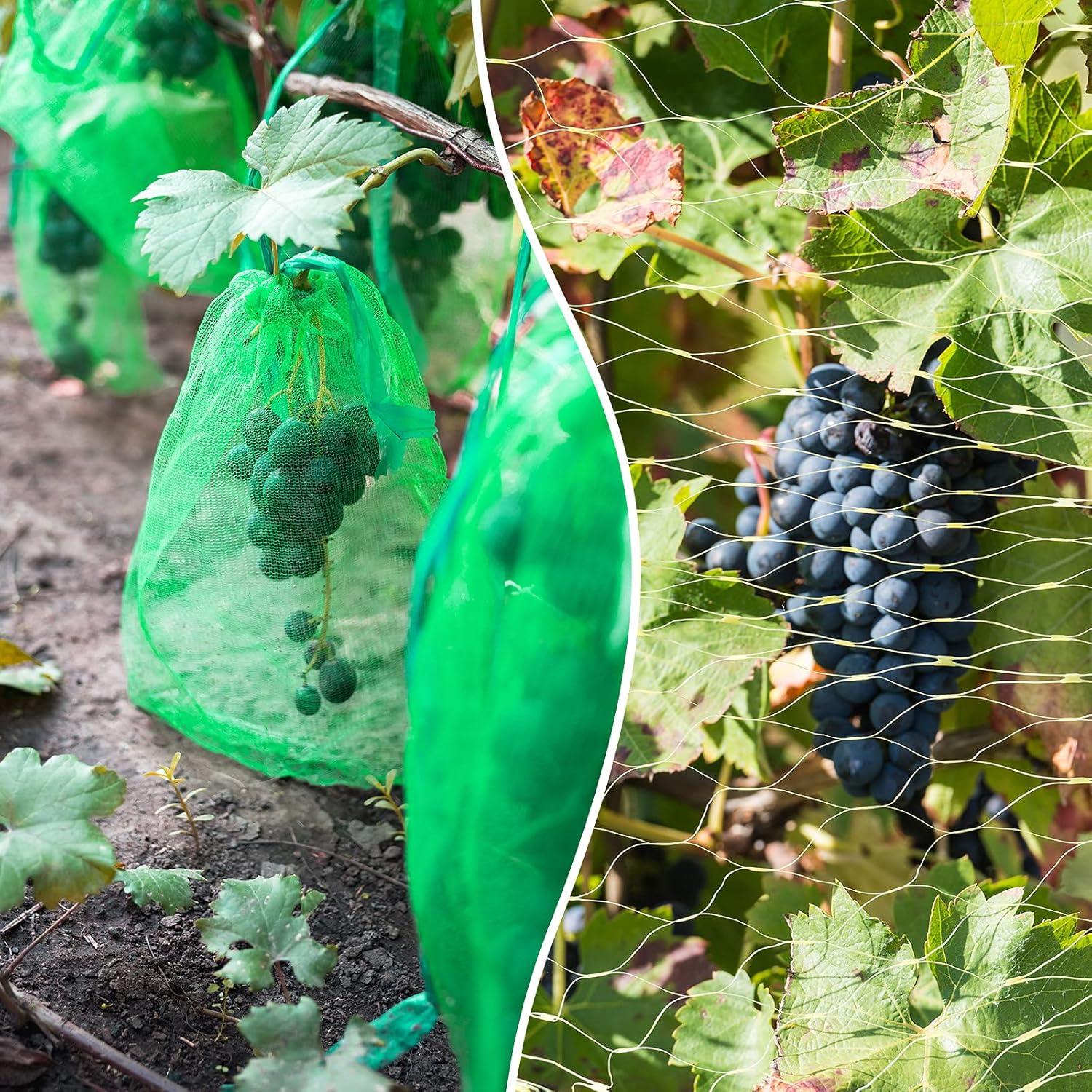 300 Piezas Bolsas de Malla Reutilizables Nylon 35-60 cm