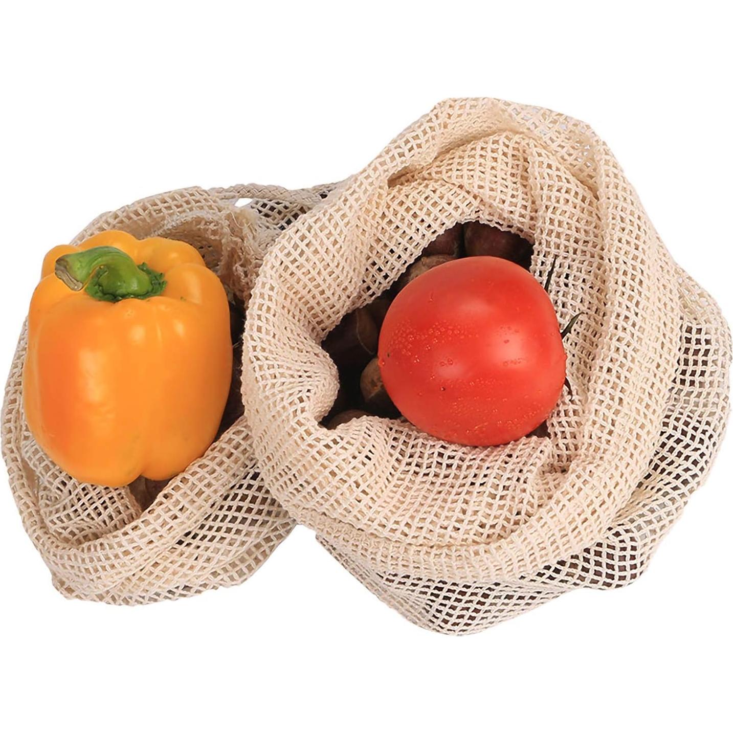 Bolsas Reutilizables de Almacenamiento Ecológicas Ahyuan - 8 Paquete de Malla para Frutas y Verduras