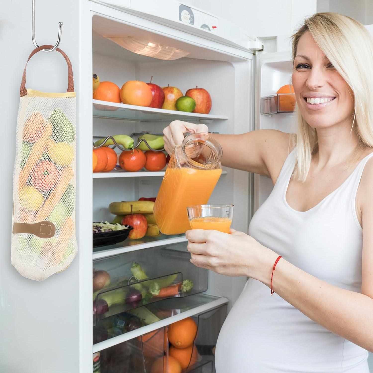 Bolsas de Malla Reutilizables Larrel 5 Pcs 38.5 cm Beige