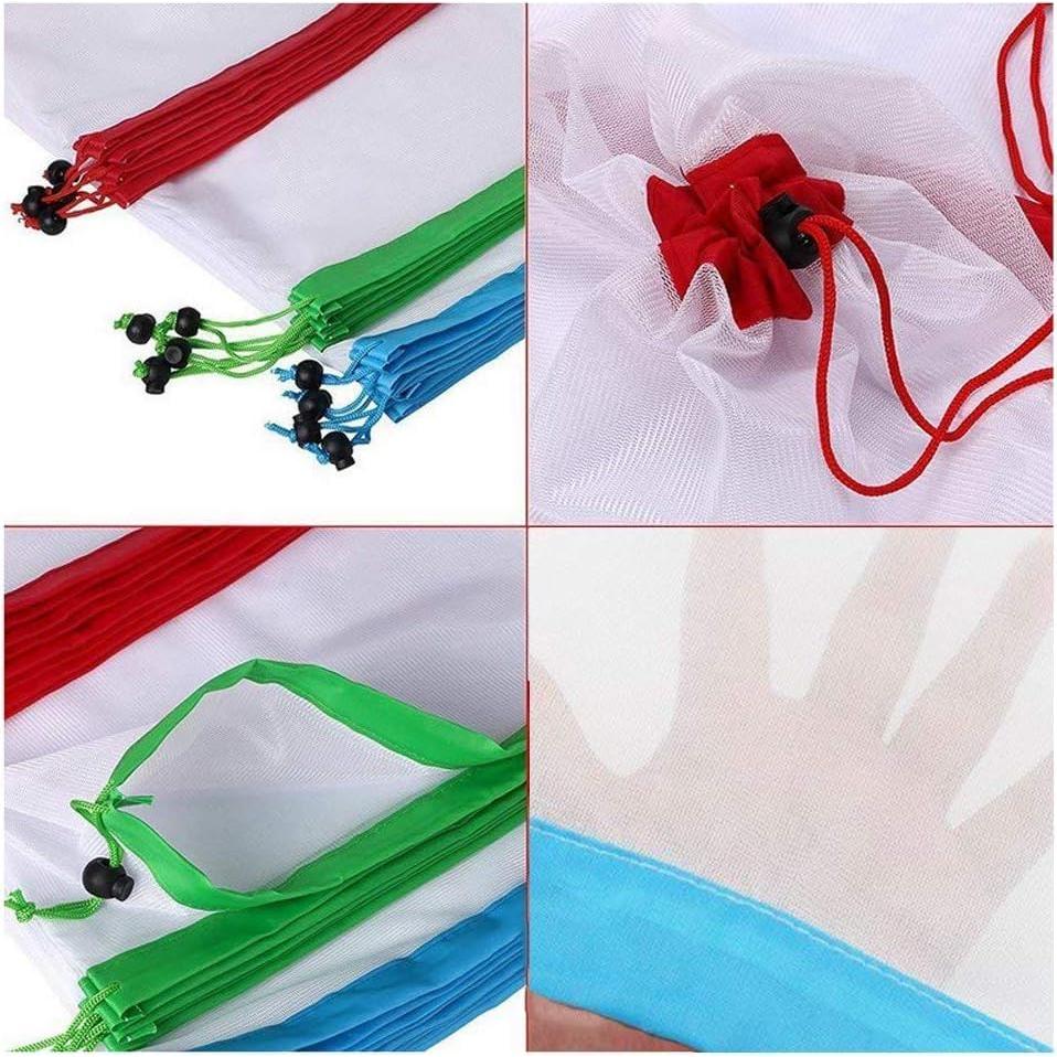 Bolsas de Produce Reutilizables Conzy - Juego de 12 Coloridas