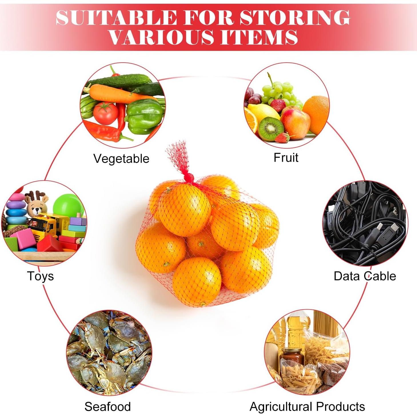 100 Bolsas de Malla Reutilizables ROLYTA 61 cm para Mariscos