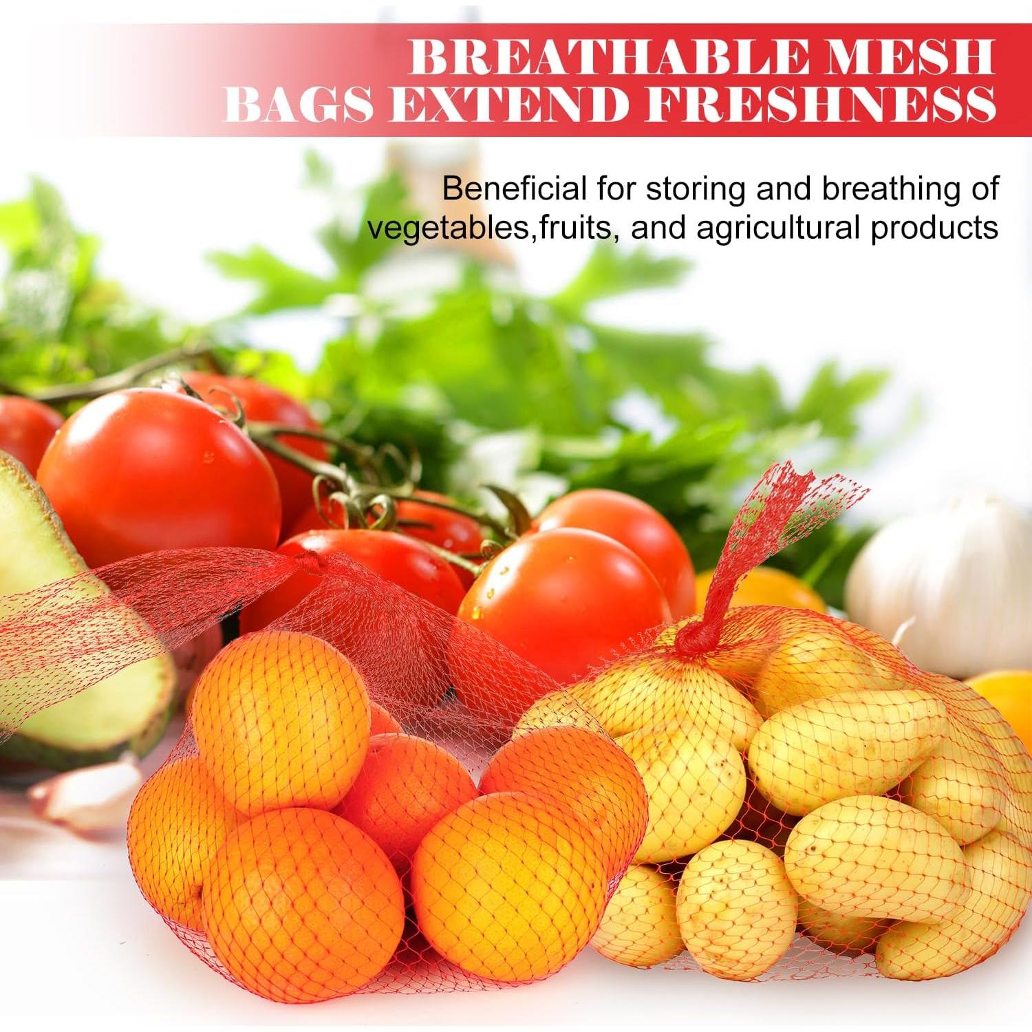 100 Bolsas de Malla Reutilizables ROLYTA 61 cm para Mariscos