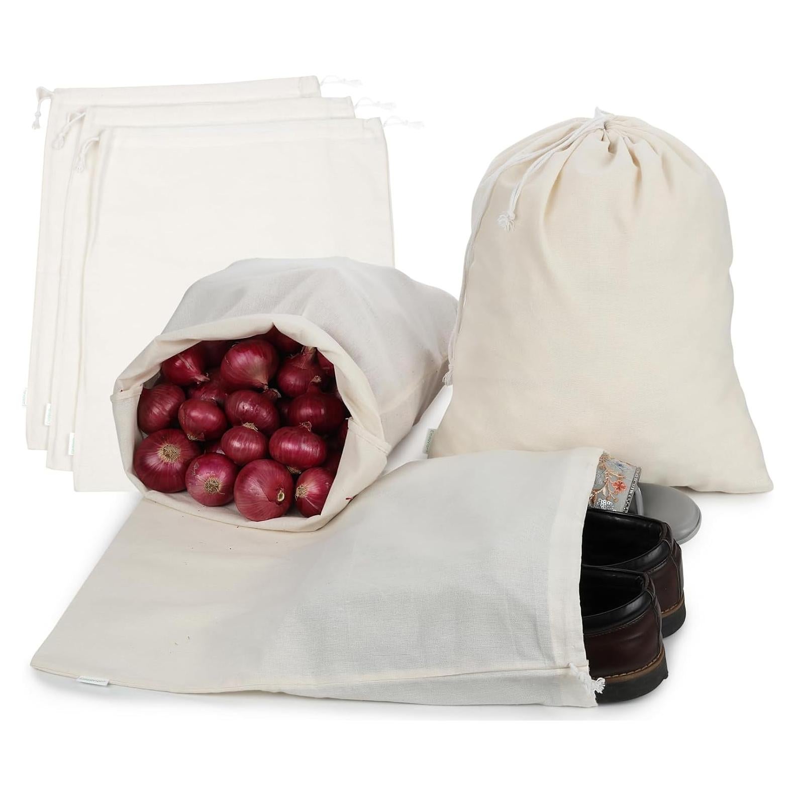 Bolsas de Almacenamiento Reutilizables Emsavior 35x46 cm (6 Pcs)