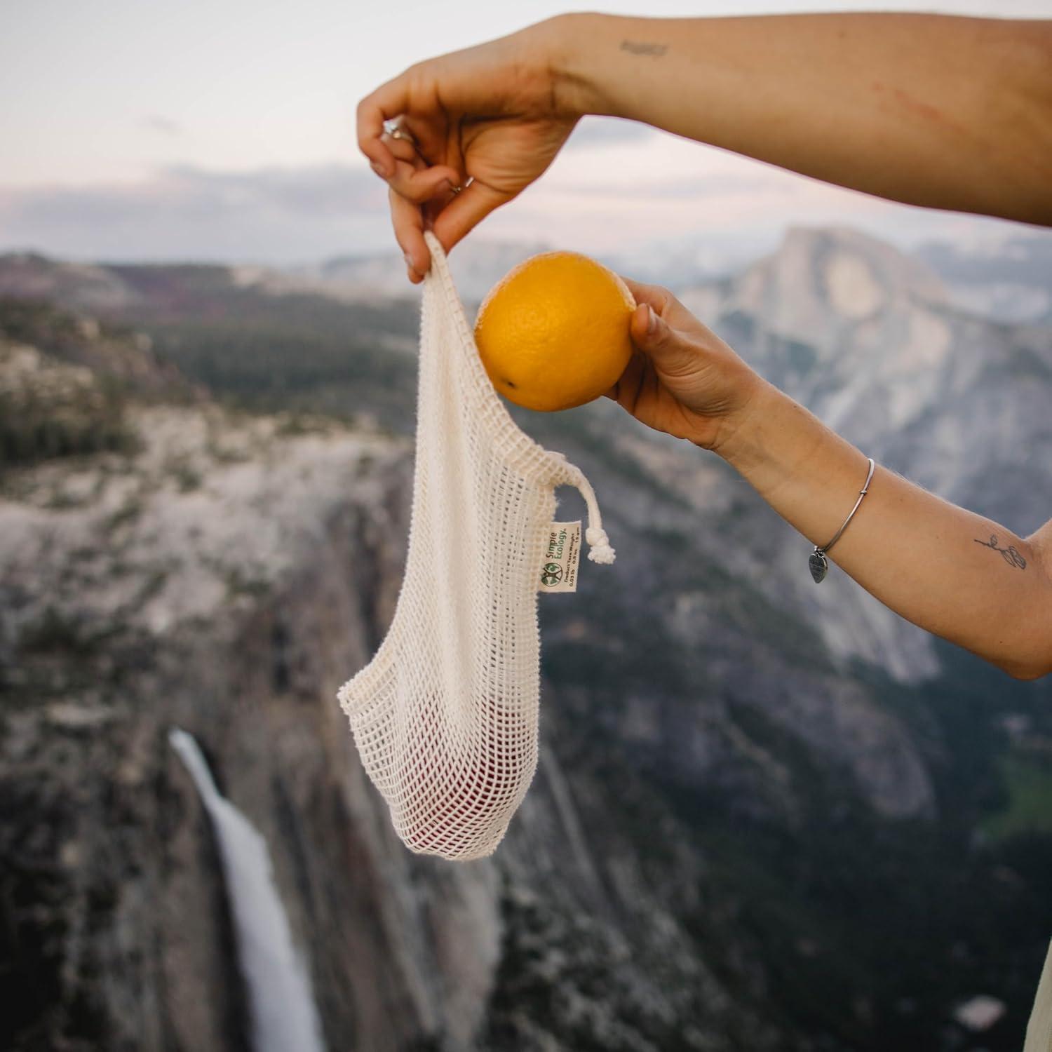 Bolsas Reutilizables de Algodón Orgánico Simple Ecology - Paquete de 3