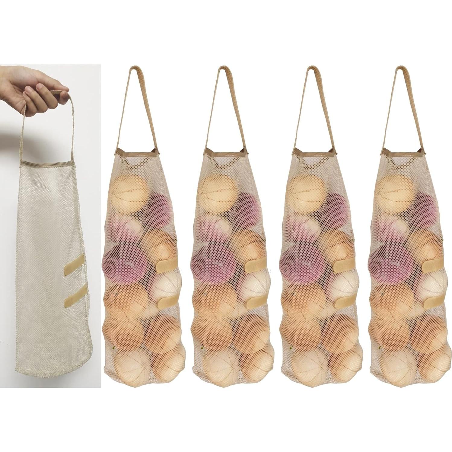 Bolsas de Malla Colgantes Reutilizables Kingfh 5 Pack 55 cm