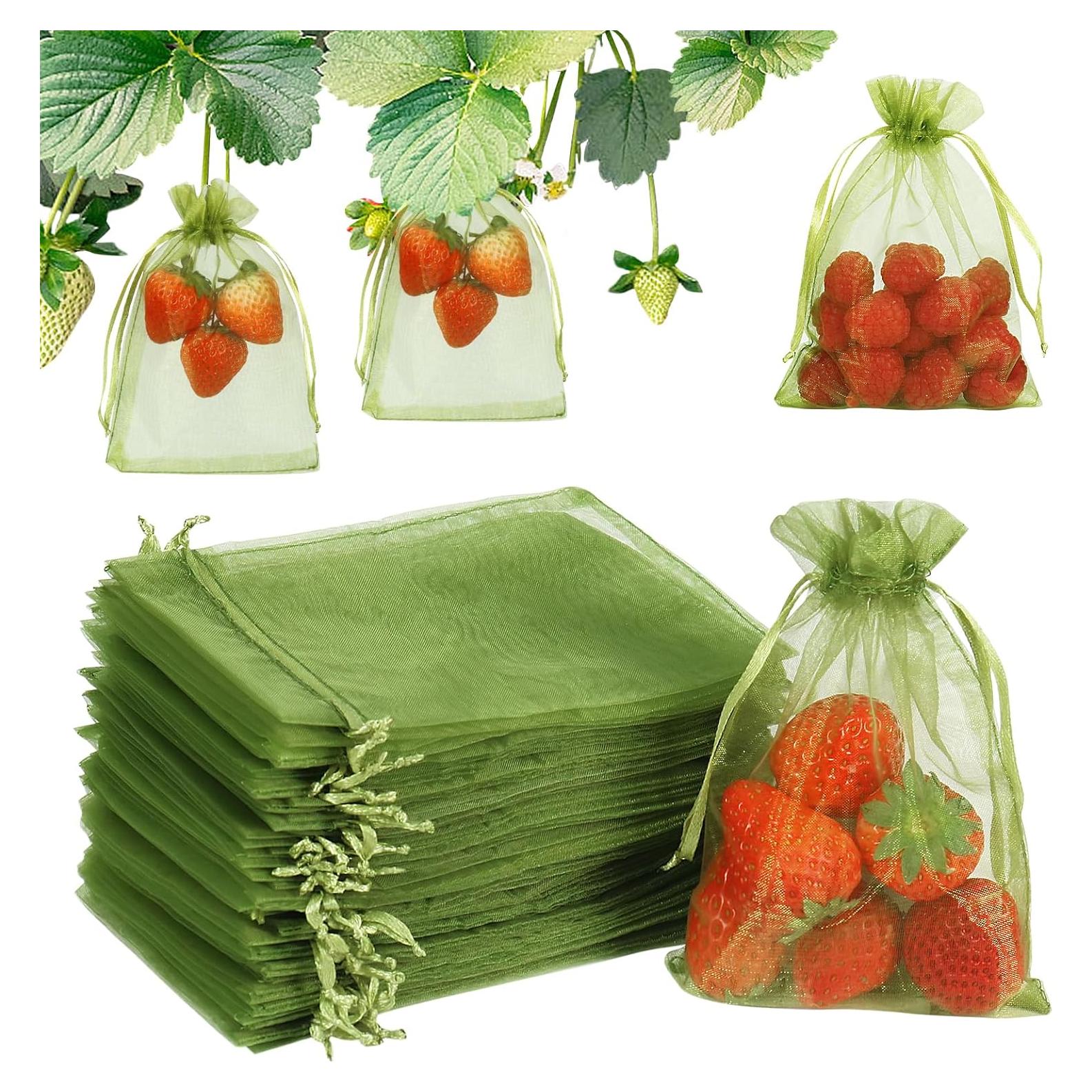 Bolsas de Protección para Frutas Shintop 100 Pcs 10x15 cm Verde