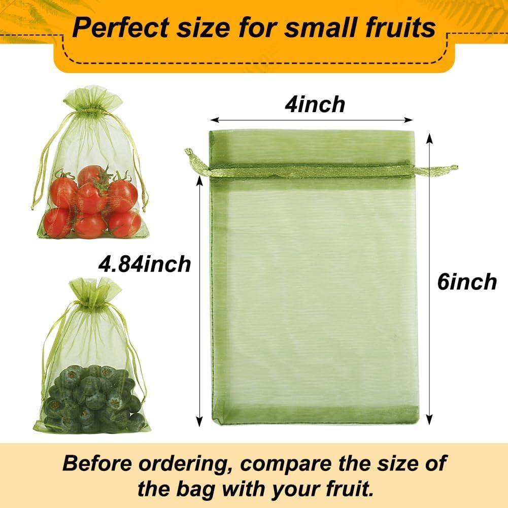 Bolsas de Protección para Frutas Shintop 100 Pcs 10x15 cm Verde