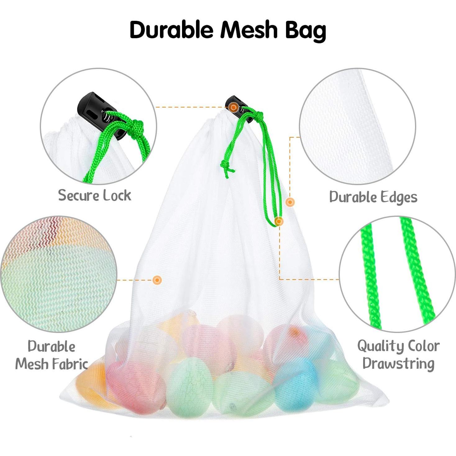 Bolsas Reutilizables Frienda 20 Piezas Malla Organizador