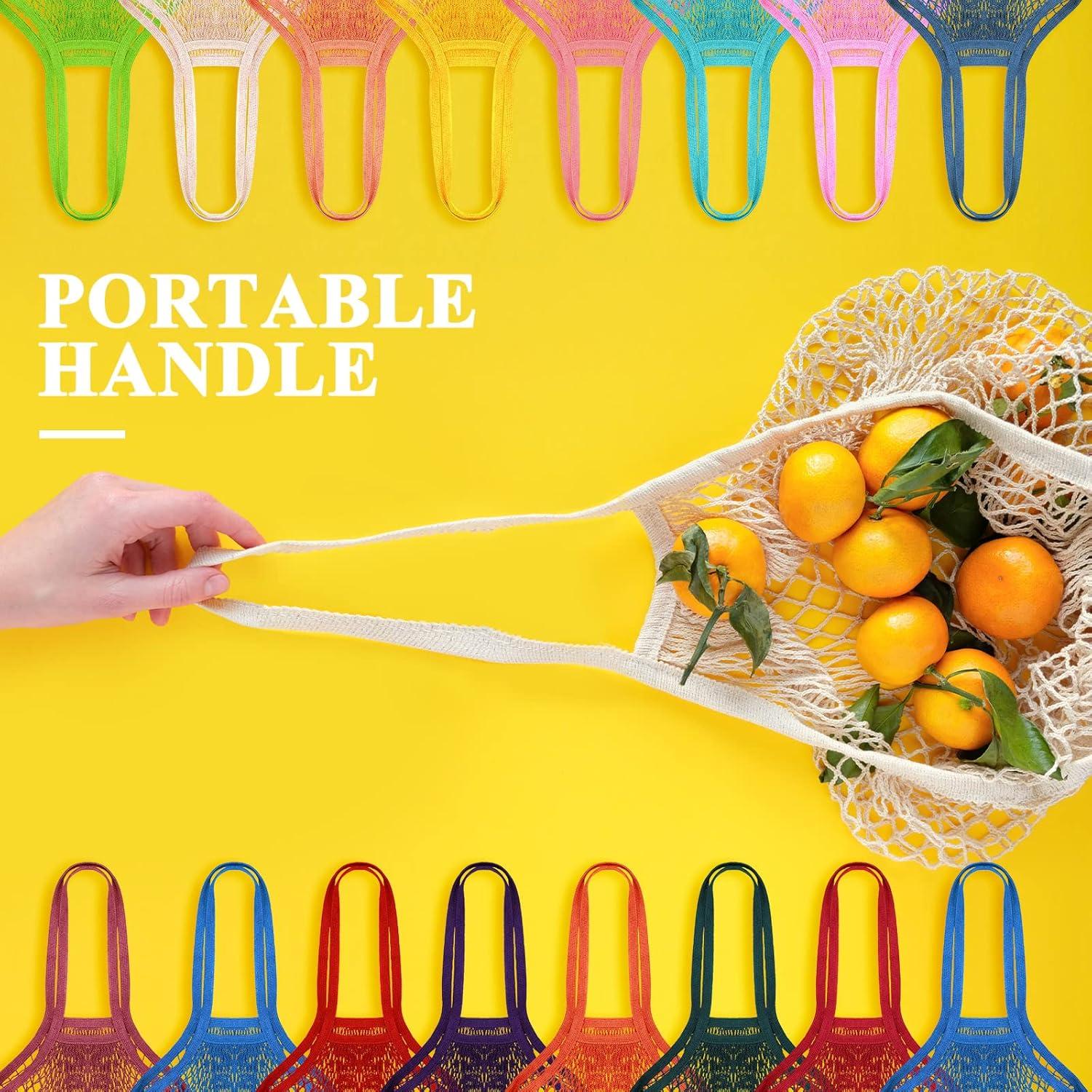 Bolsas de Compras Reutilizables Shappy 16 Pcs Algodón Malla