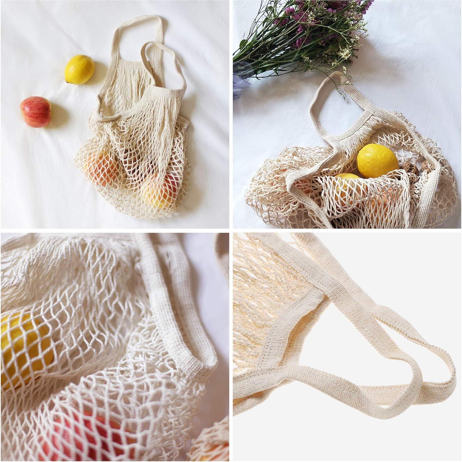 Bolsas de Malla de Algodón CABAX Reutilizables 16L