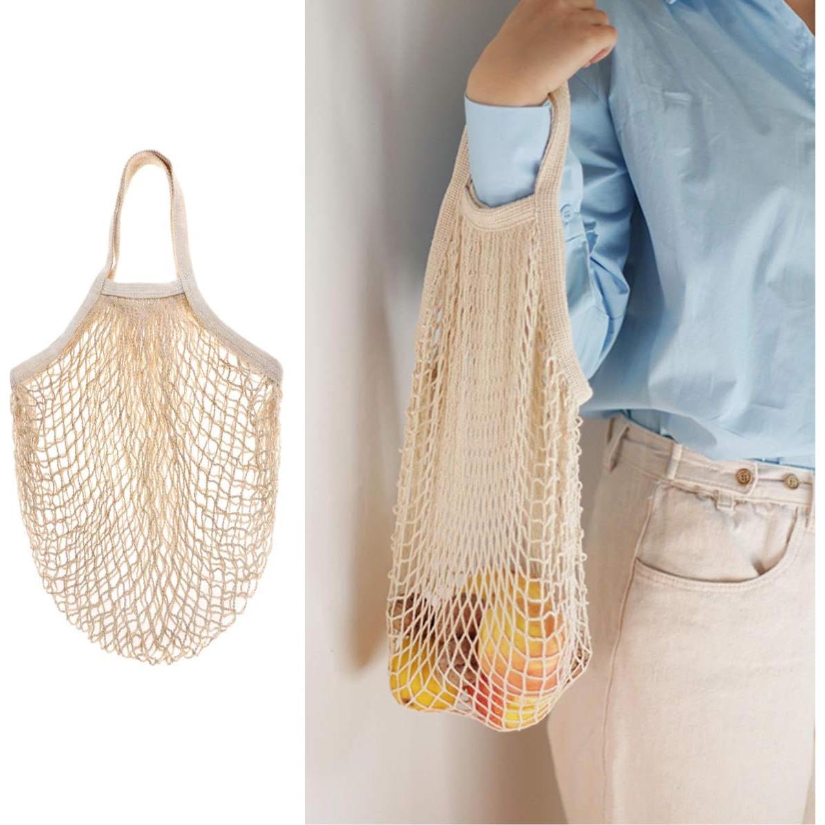 Bolsas de Malla de Algodón CABAX Reutilizables 16L