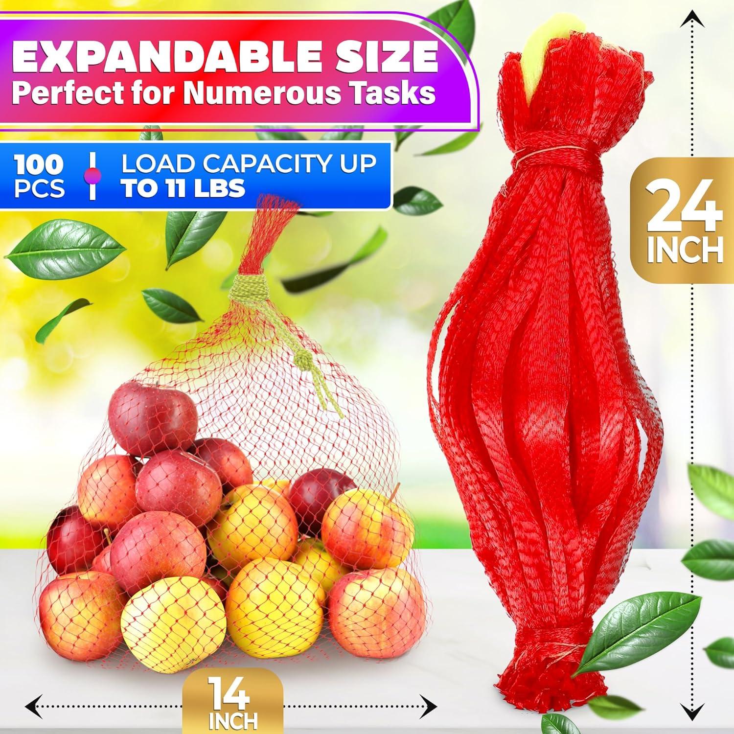 Bolsas de Malla Reutilizables DIMROM - 100 Piezas 5kg