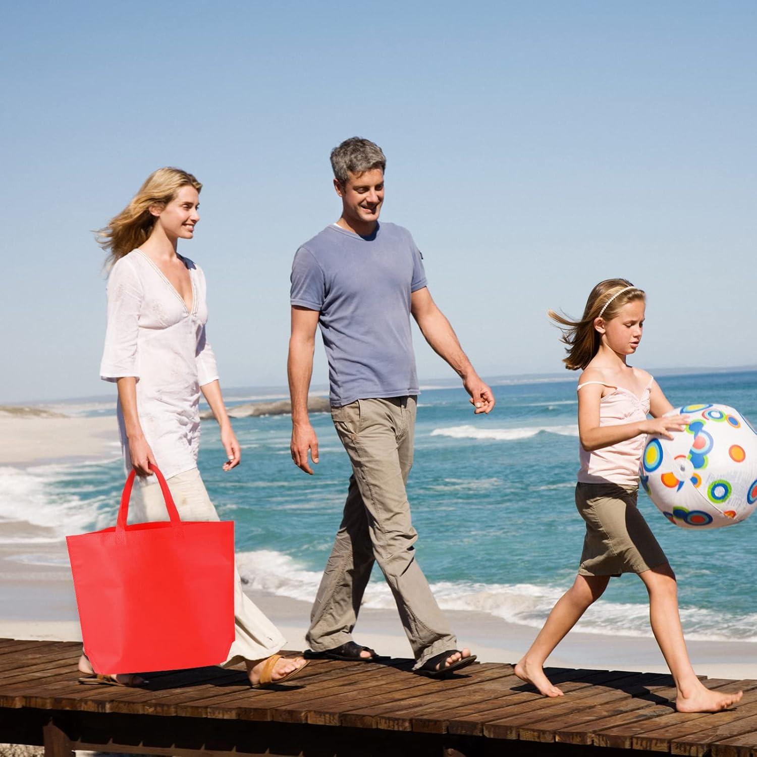 Paquete de 36 Bolsas Tote Reutilizables CUSKENA - 12 Colores