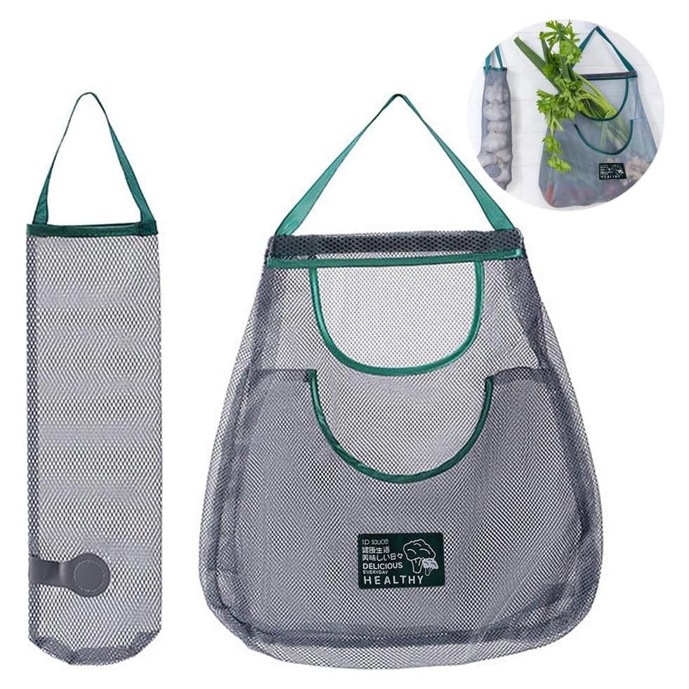 Paquete de 2 Bolsas de Almacenamiento de Malla Oniapro Verde