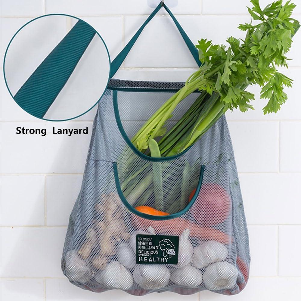 Paquete de 2 Bolsas de Almacenamiento de Malla Oniapro Verde