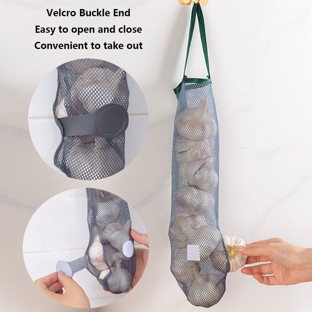 Paquete de 2 Bolsas de Almacenamiento de Malla Oniapro Verde