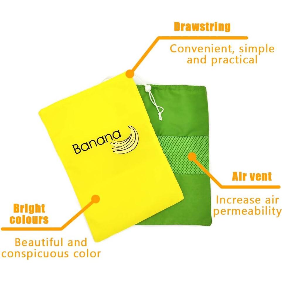 Bolsas Reutilizables ED HARDY para Plátanos y Lechugas - 2 Unidades