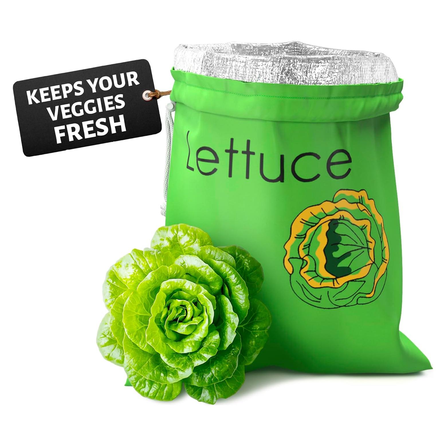 Bolsa de Almacenamiento de Lechuga VIKROM Verde 34.93x27.94 cm