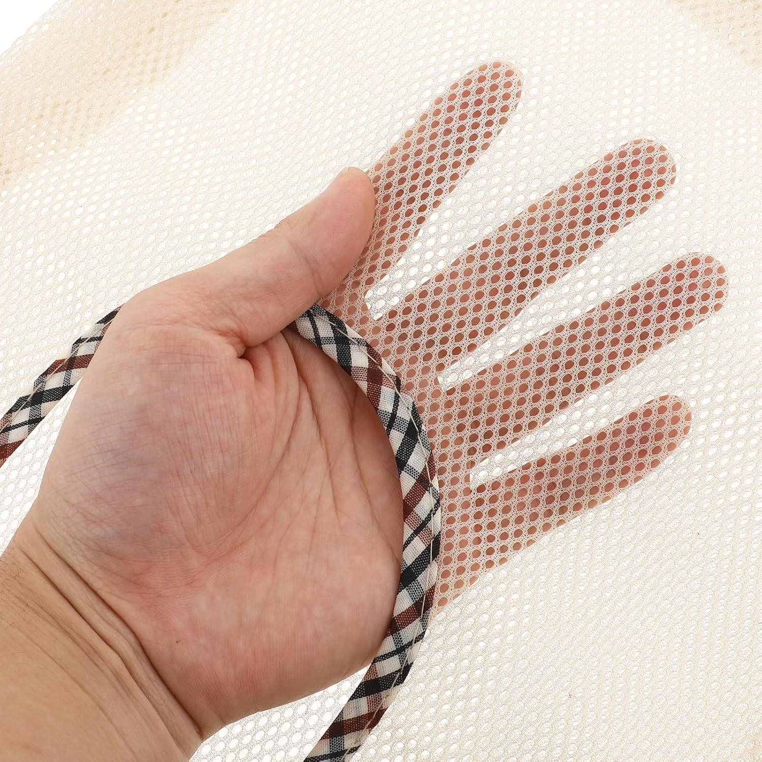 Bolsas de Malla Colgantes TIESOME 2 PCS Nylon Beige 27x26cm