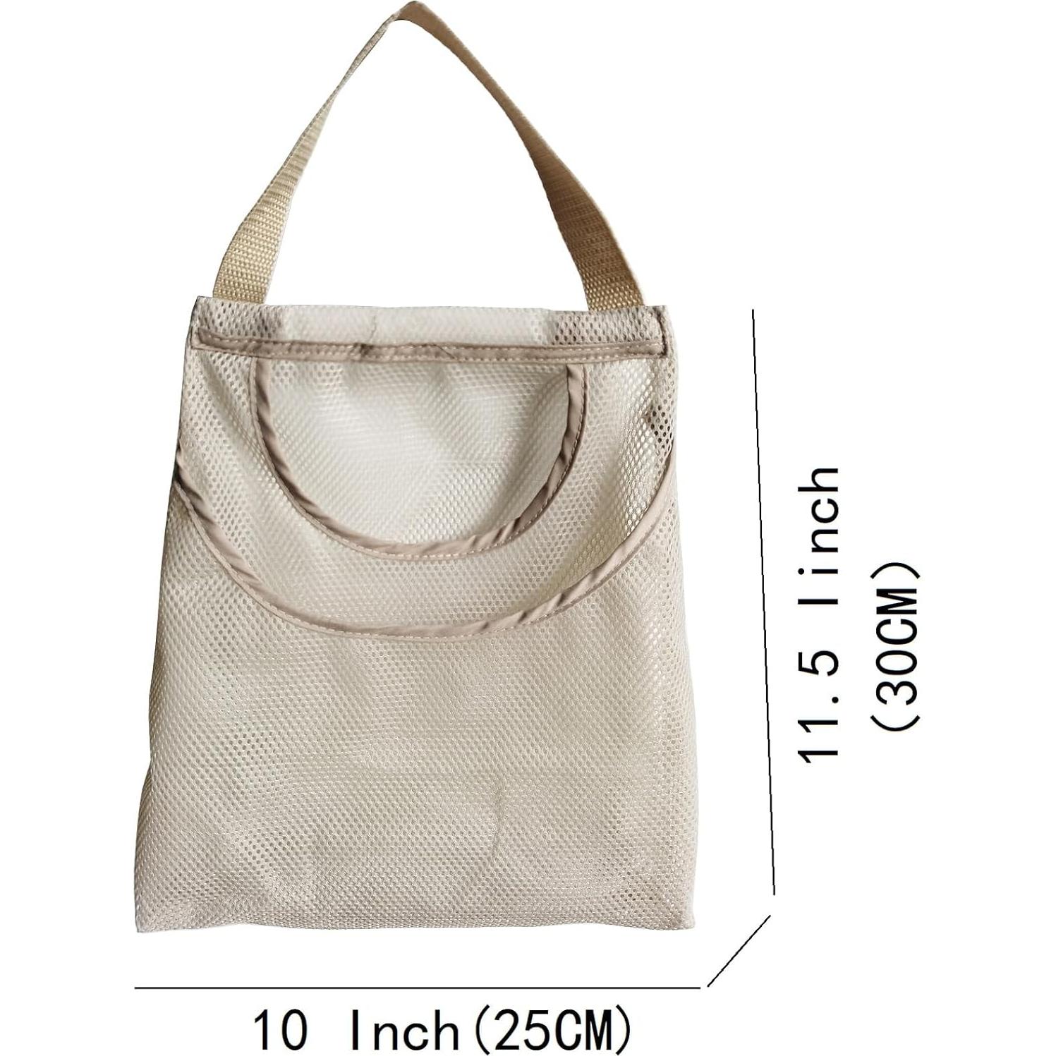 Paquete de 5 bolsas de malla reutilizables Kingfh 26.67x40.64cm